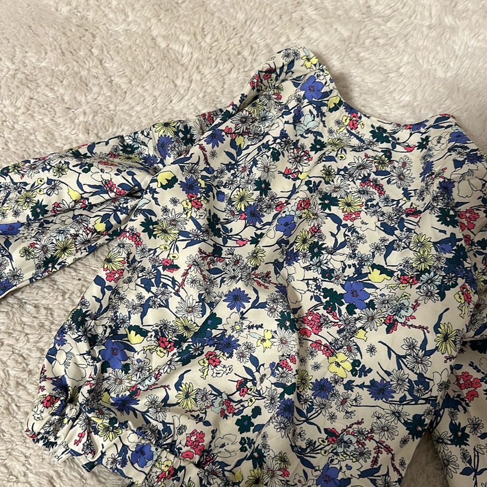 SHEIN floral crop top